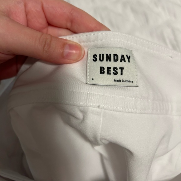 Aritzia Sunday Best Rowan Skort White Size 4 - Picture 6 of 6